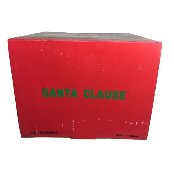 Vintage Sleeping Santa Clause Sitting On Chair With Sack of Toys Figurine- New i - Picture 2 of 10